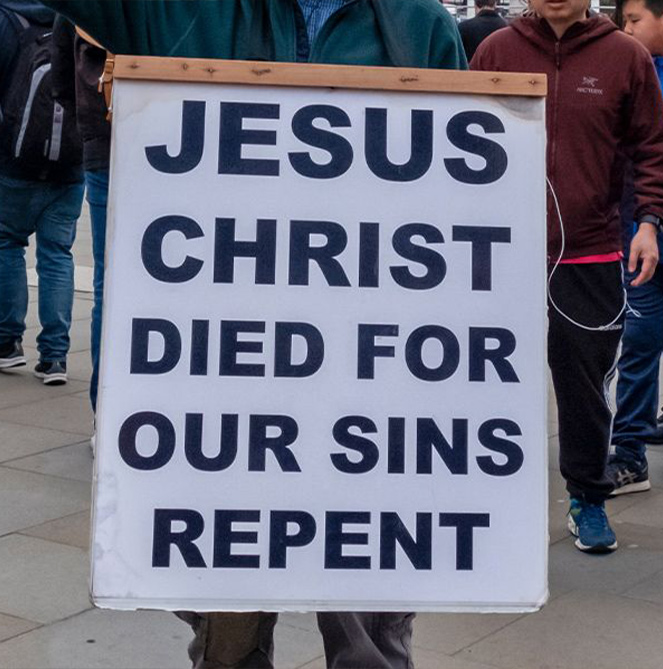 Gospel via Megaphone