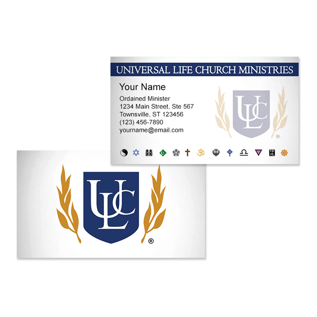 Clergy Business Cards