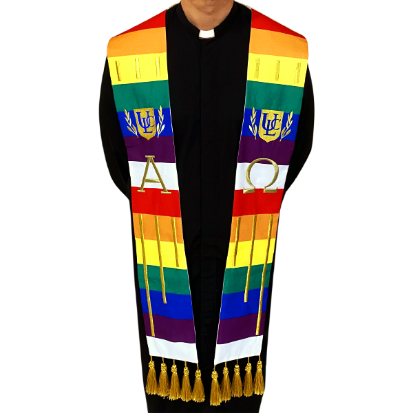 Rainbow Clergy Stole